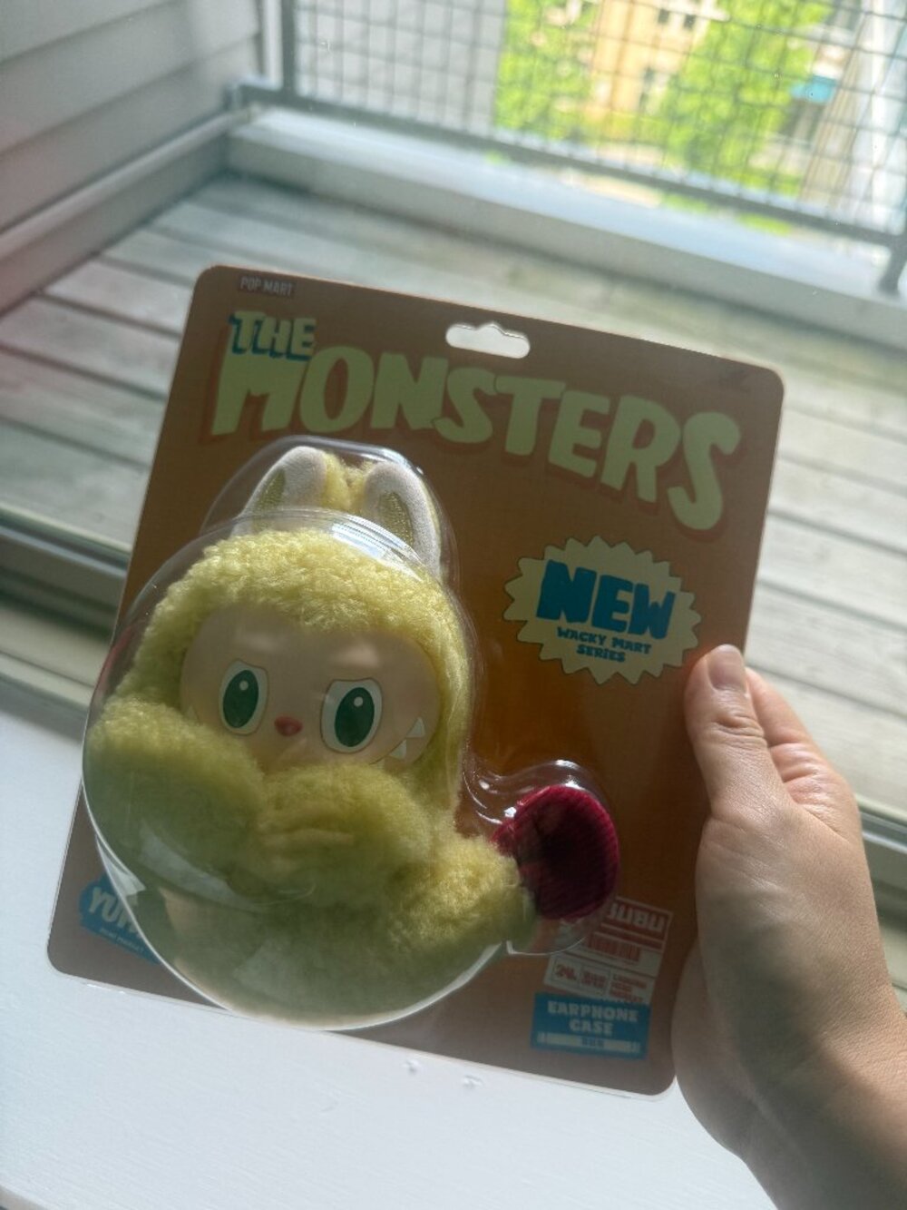 POP MART Labubu "Tempura" Plush Earphone Case – Limited Edition (Authentic)